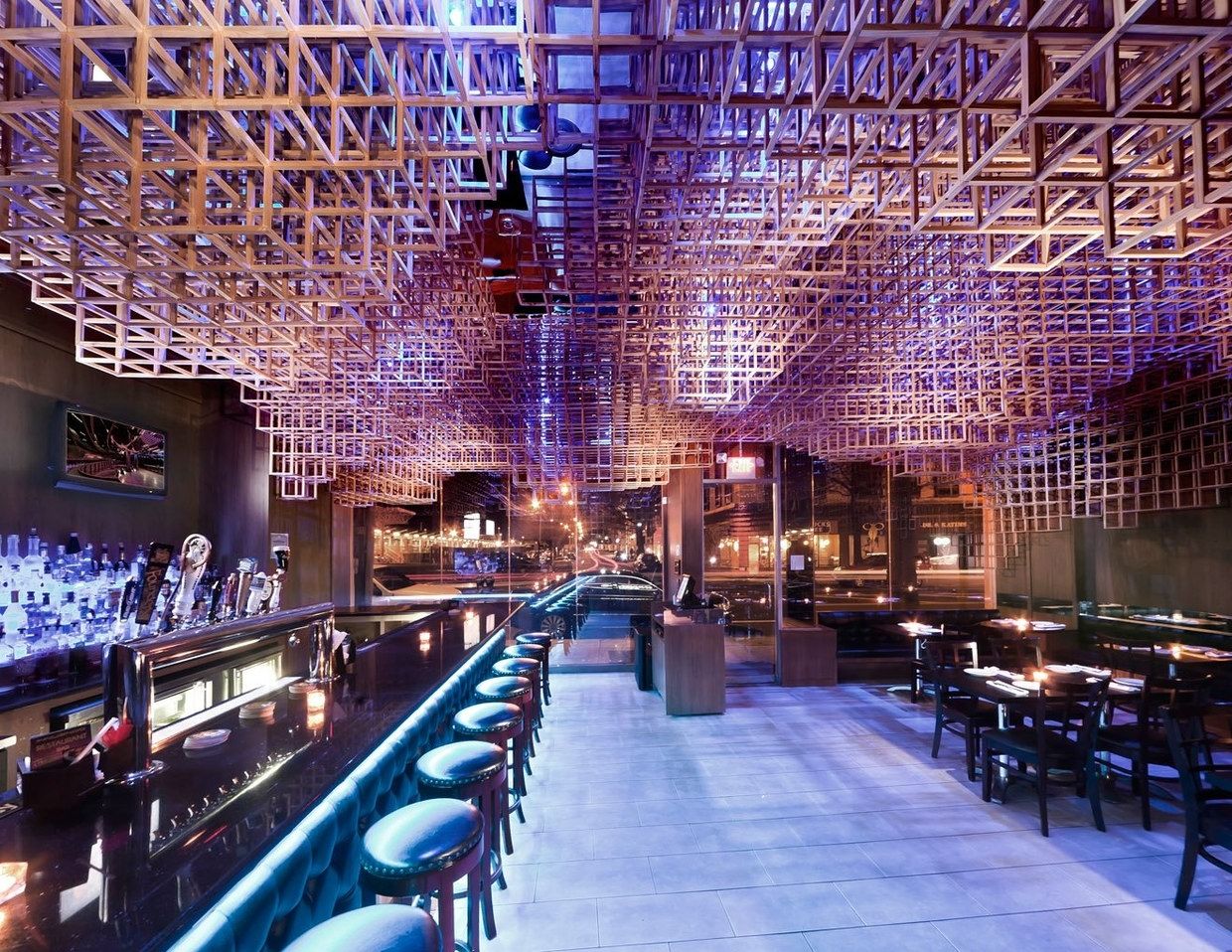 Restaurant wood ceiling ideas