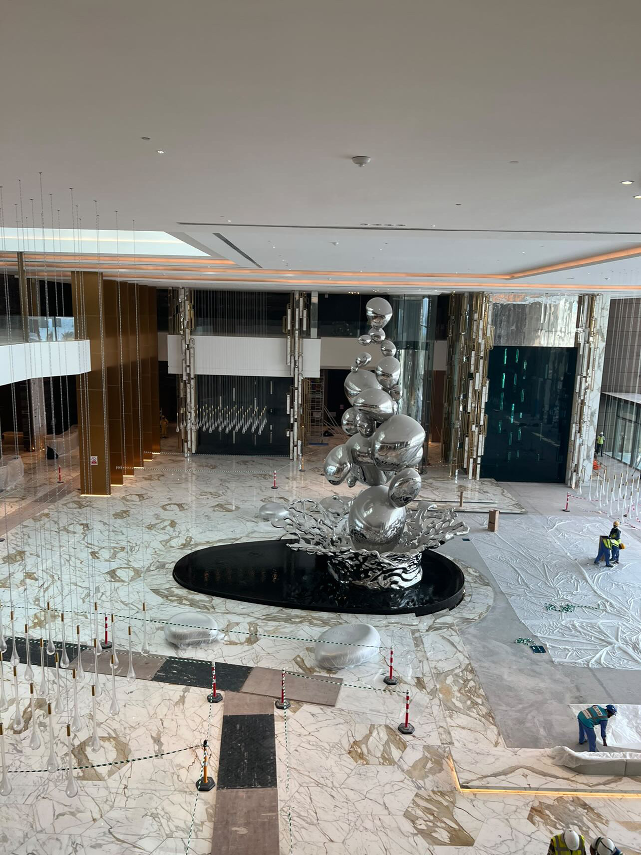 Atlantis lobby sculpture