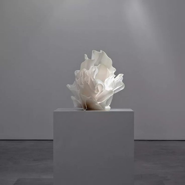 Flower Fiberglass 3D Printing Sculpture